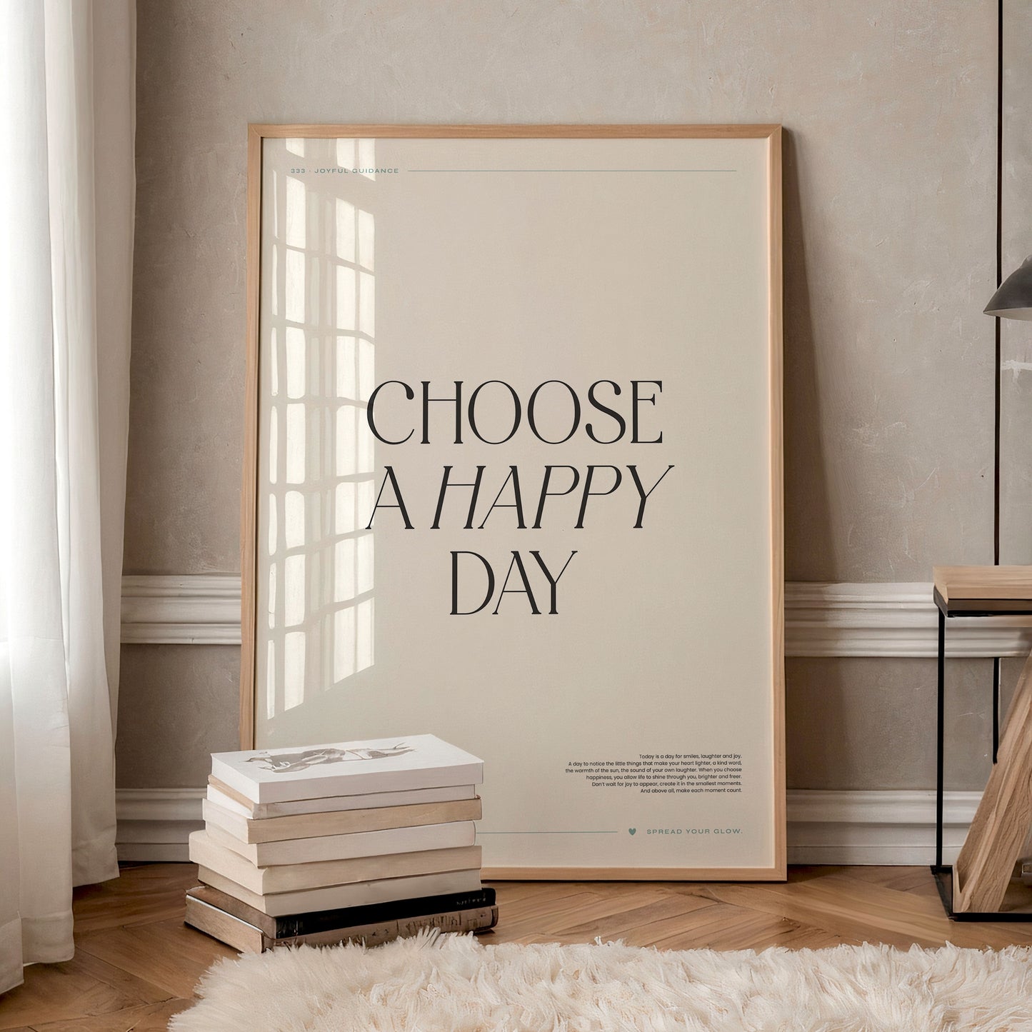 Choose a happy day – Poster digital