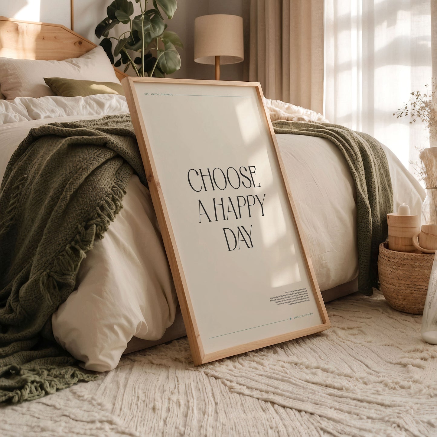 Choose a happy day – Poster digital