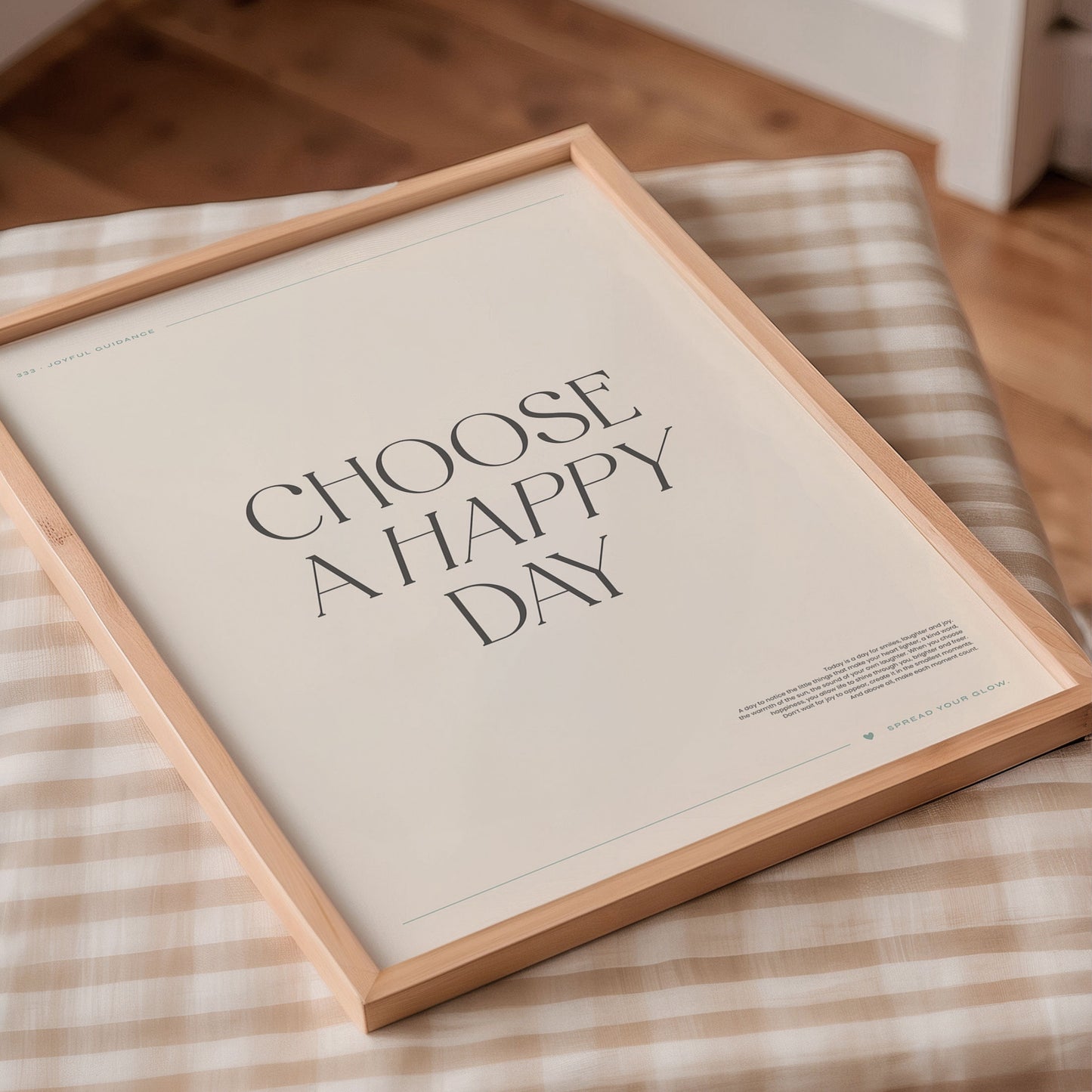 Choose a happy day – Poster digital