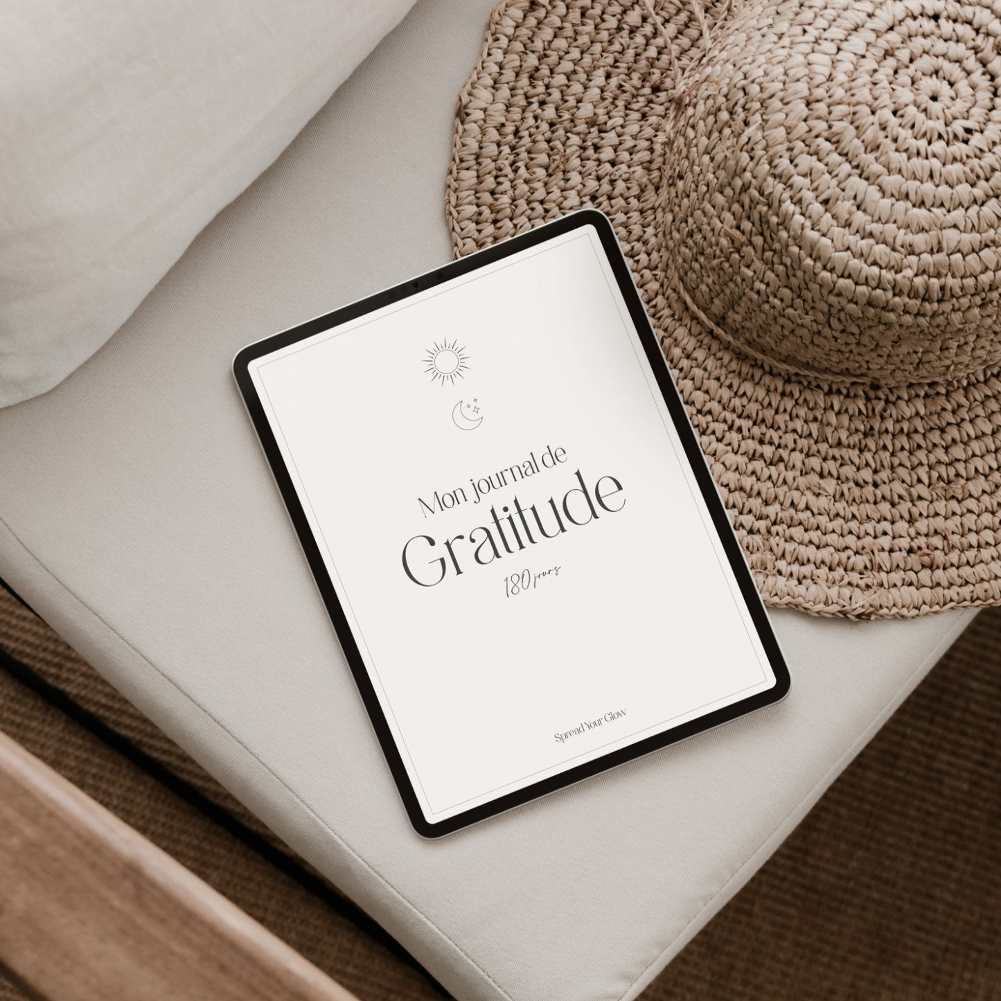 Journal de Gratitude PDF – 180 jours pour transformer ta vie en douceur