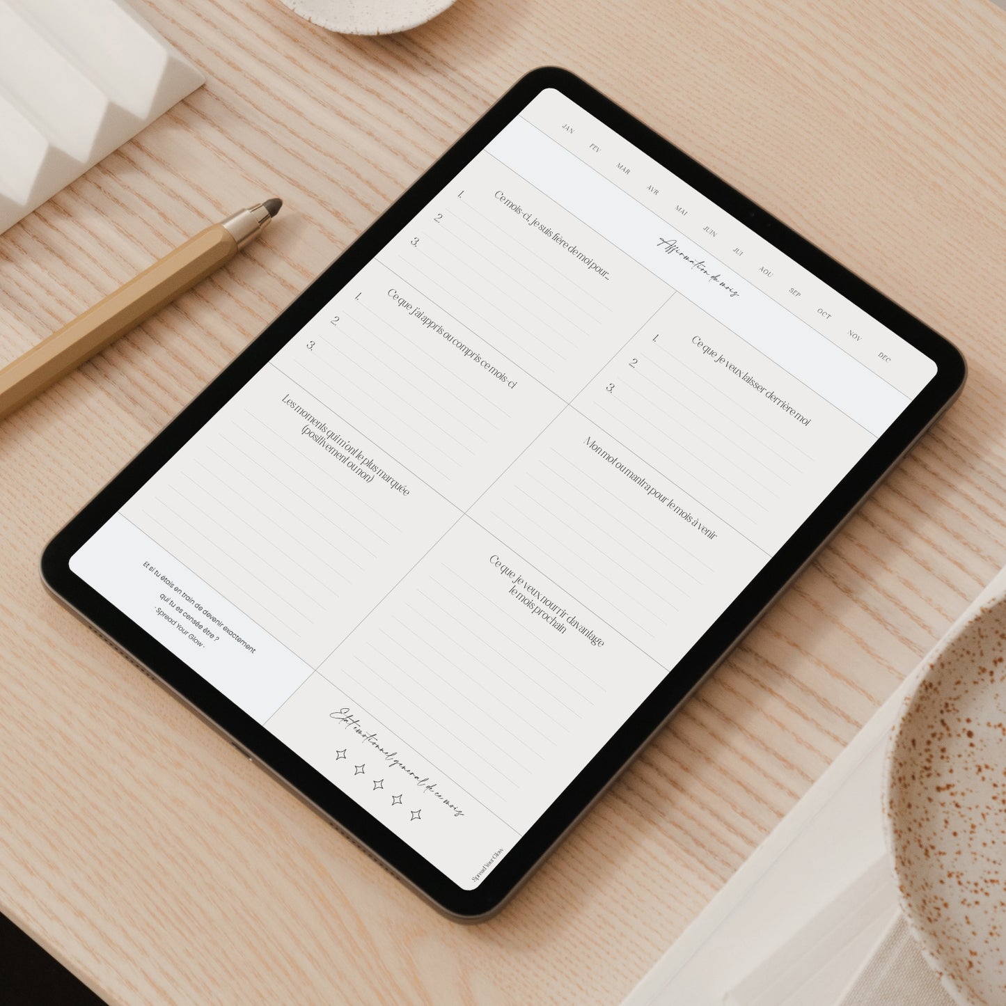 Journal de Gratitude PDF – 180 jours pour transformer ta vie en douceur