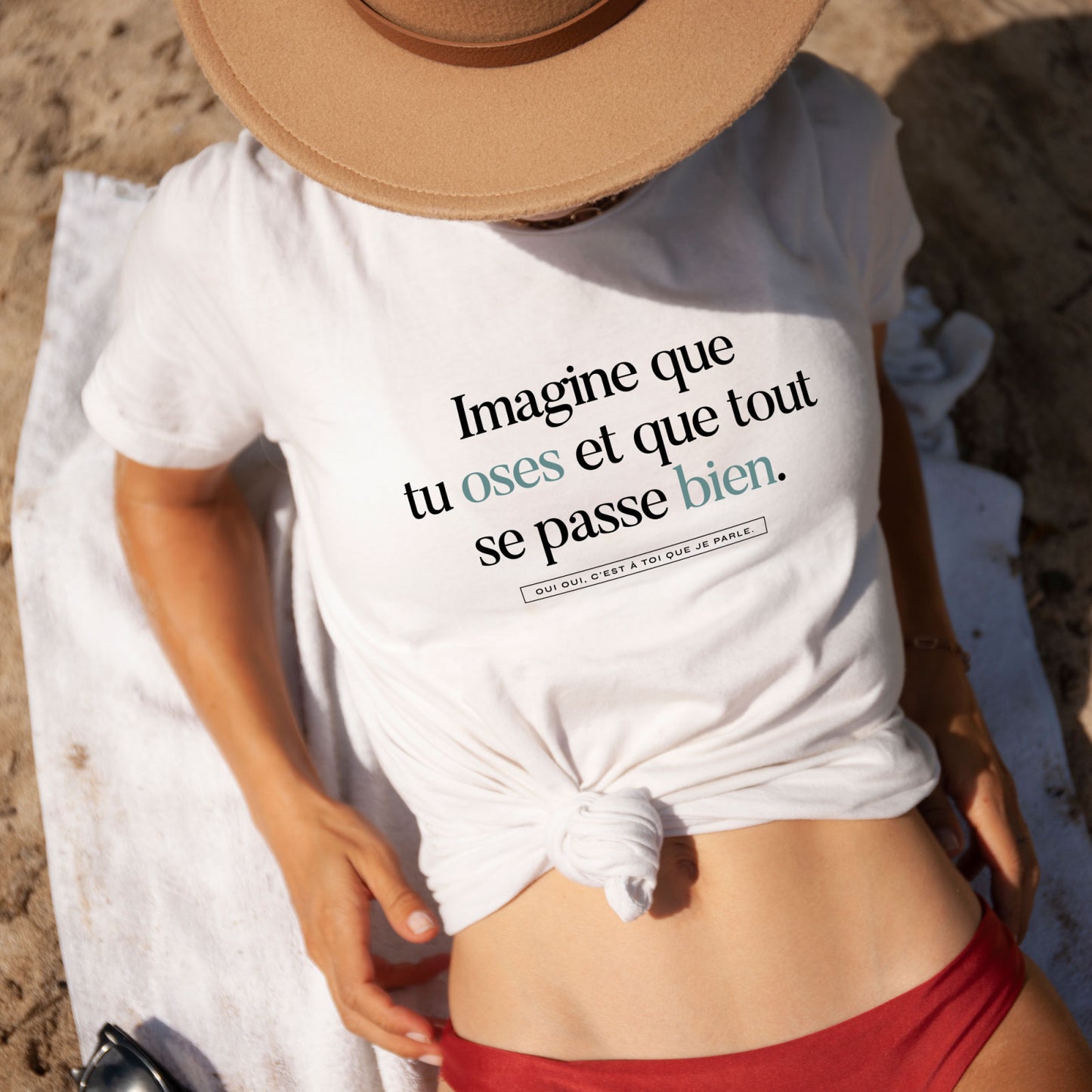 T-shirt "Imagine que tu oses..."