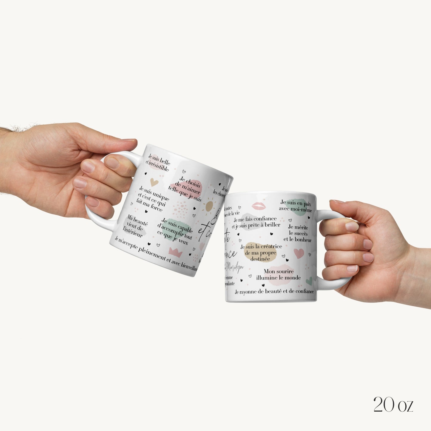 Mug "Beauté et confiance à la Marilyn"