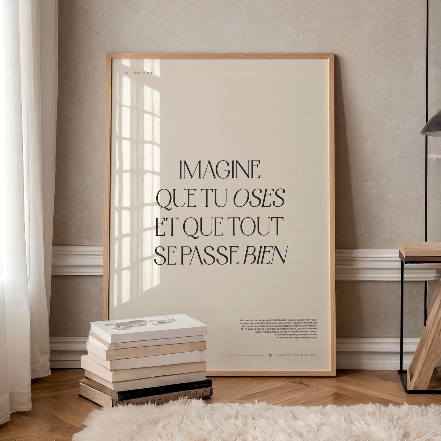 Imagine que tu oses et que tout se passe bien – Poster digital