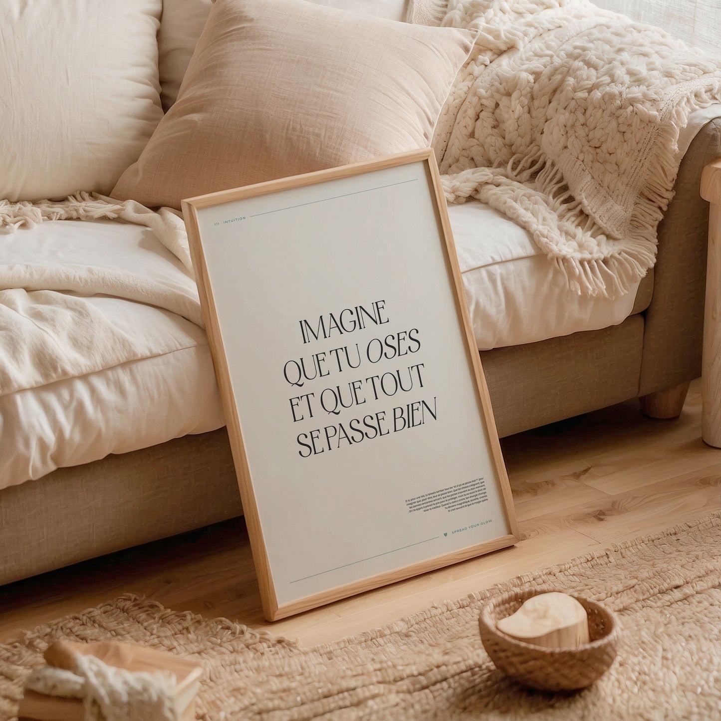 Imagine que tu oses et que tout se passe bien – Poster digital