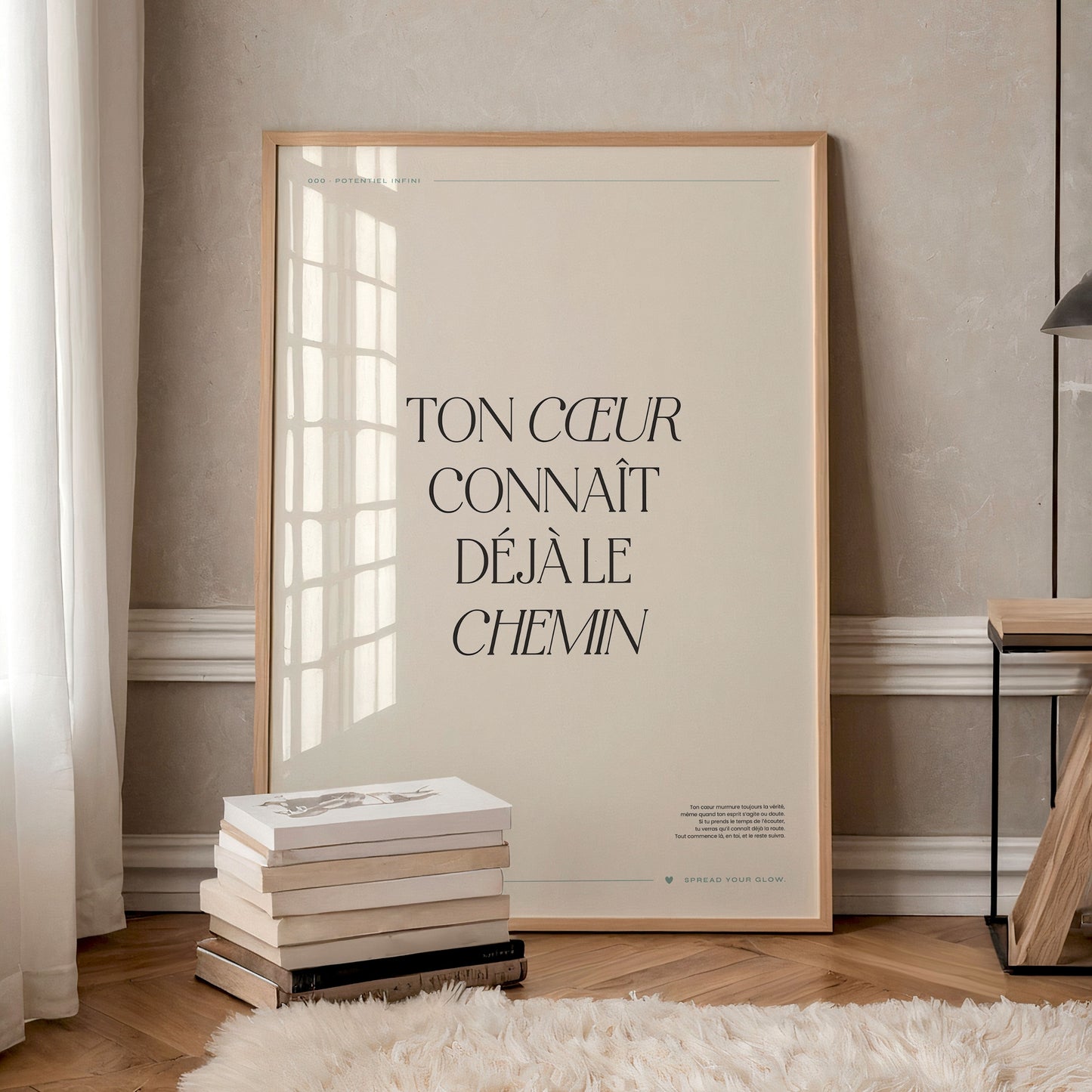 Ton coeur connaît le chemin – Poster digital