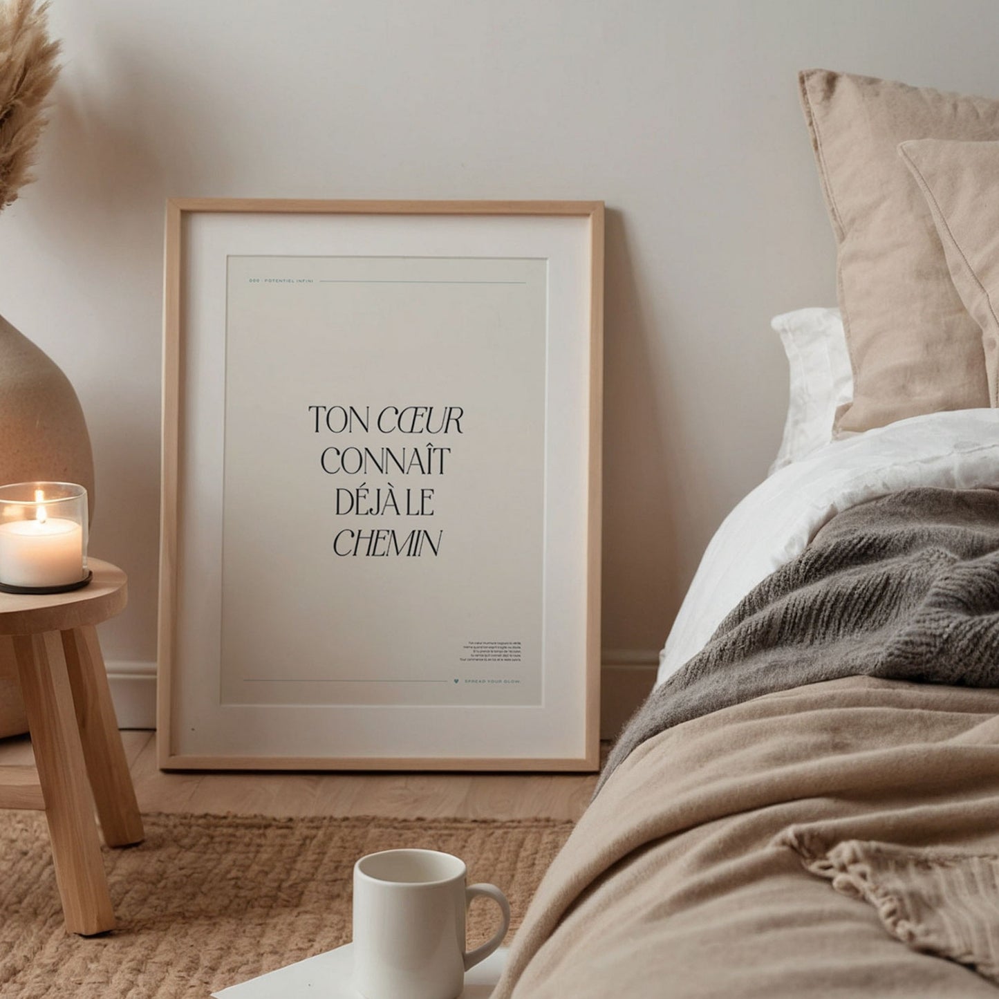 Ton coeur connaît le chemin – Poster digital