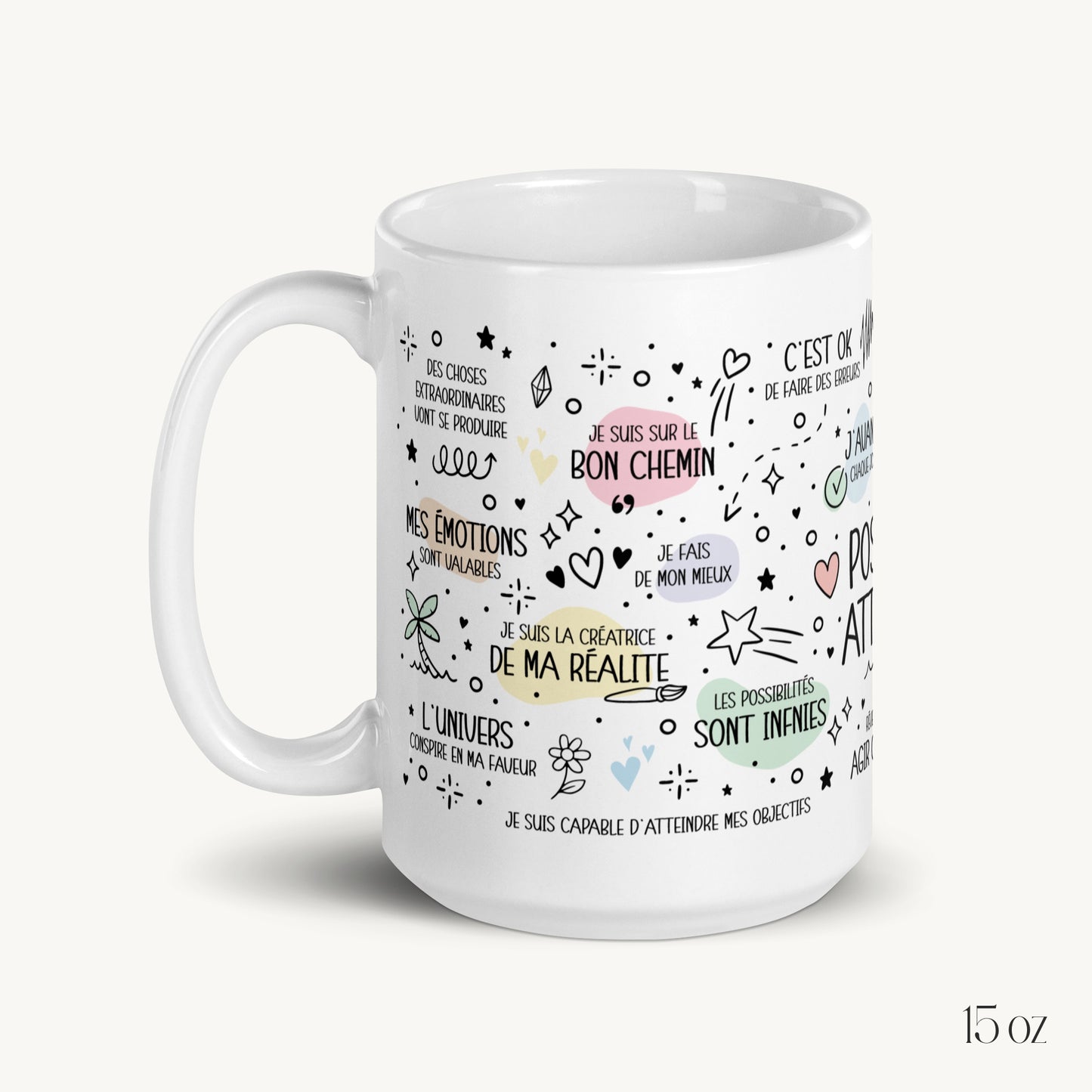 Mug "Positive Attitude" (féminin)