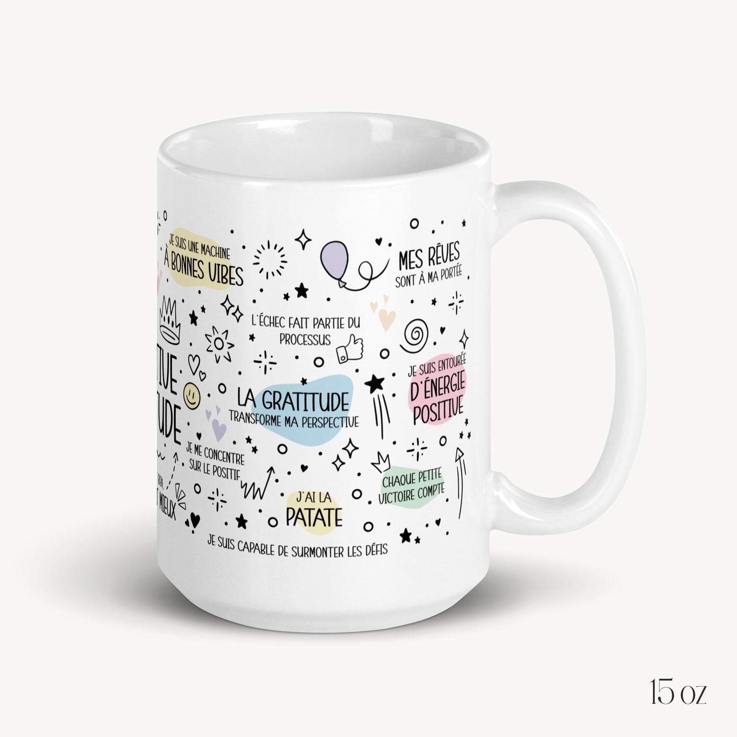 Mug "Positive Attitude" (féminin)