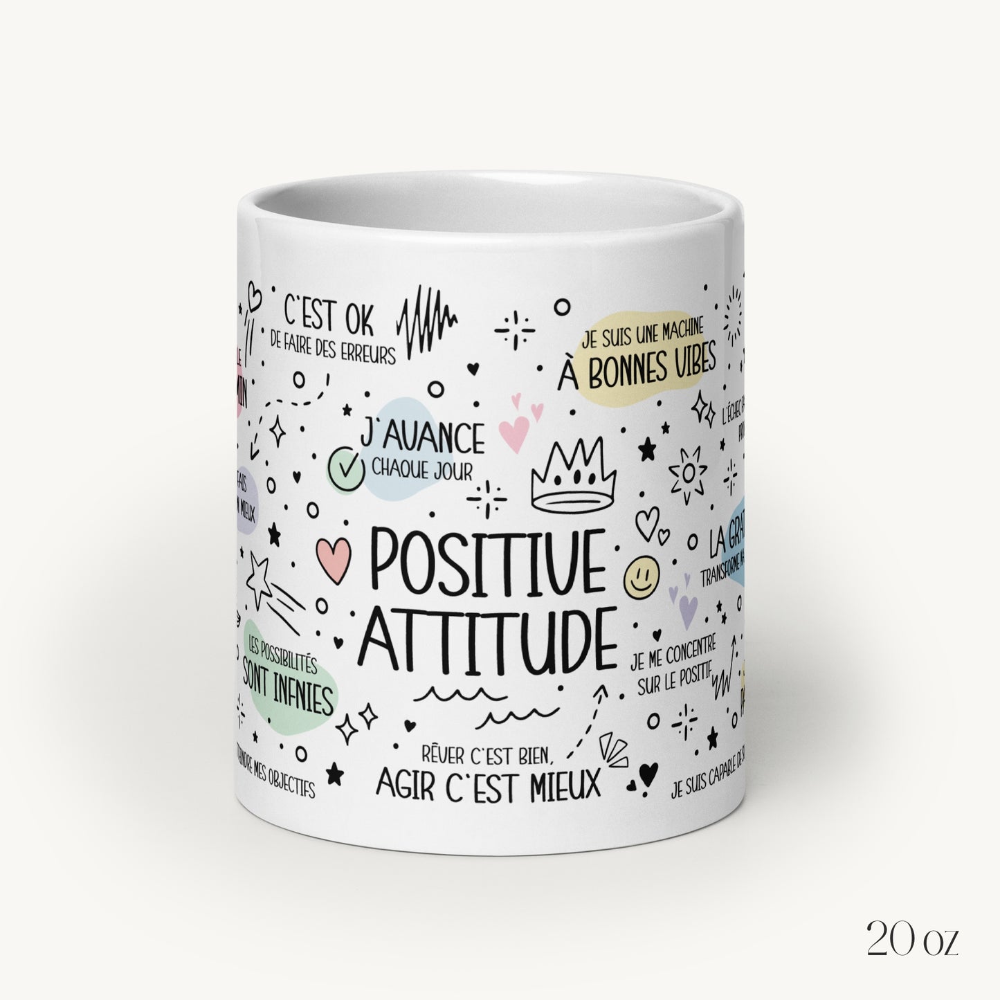 Mug "Positive Attitude" (féminin)