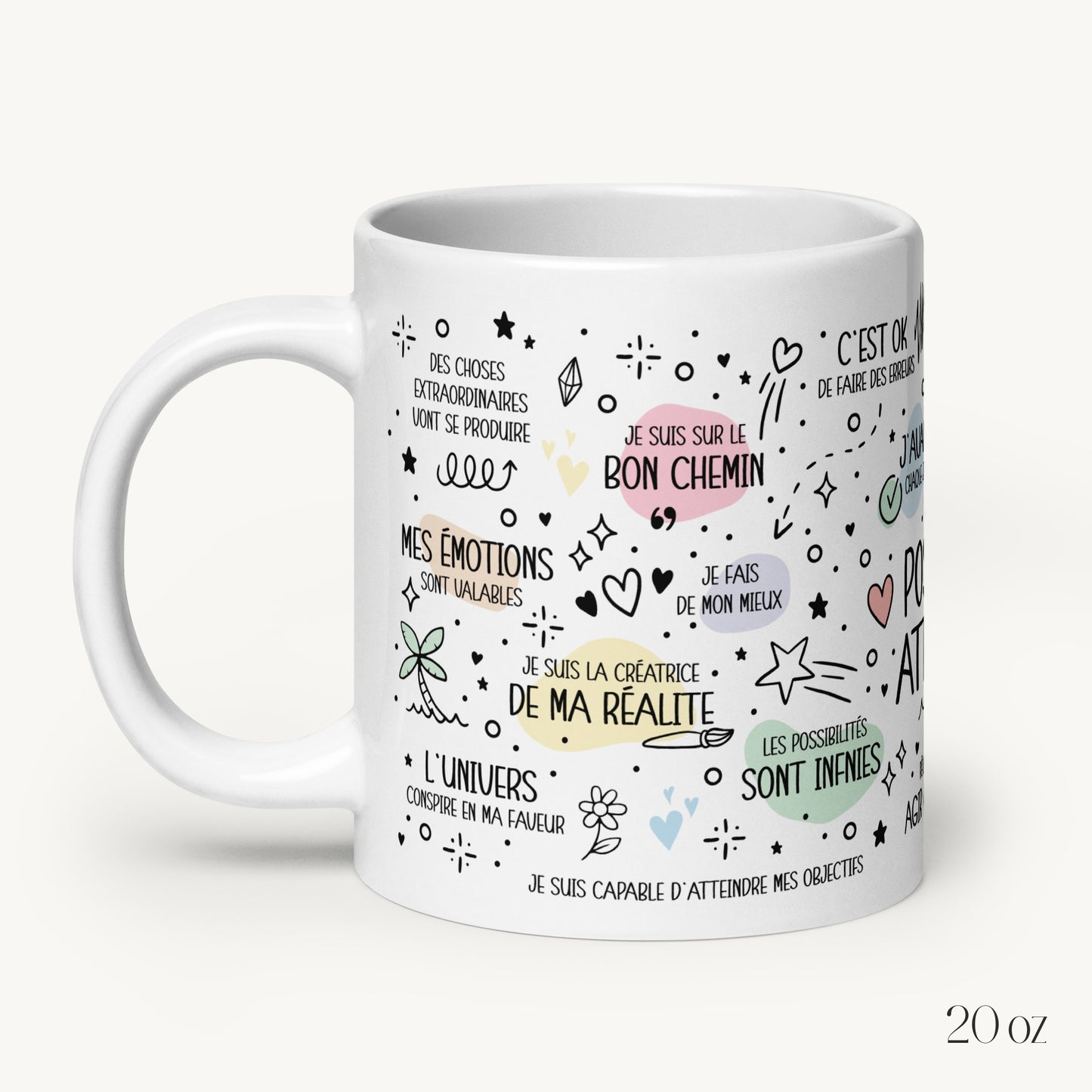 Mug "Positive Attitude" (féminin)