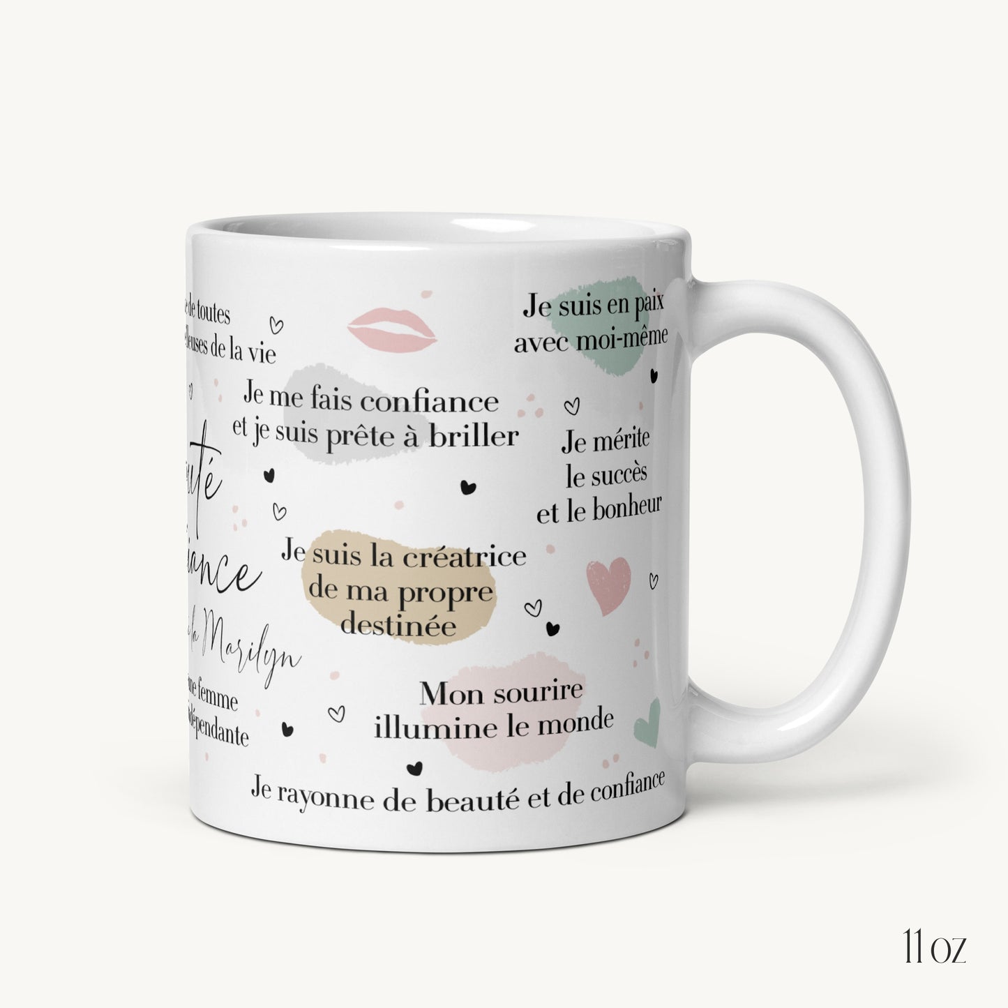 Mug "Beauté et confiance à la Marilyn"