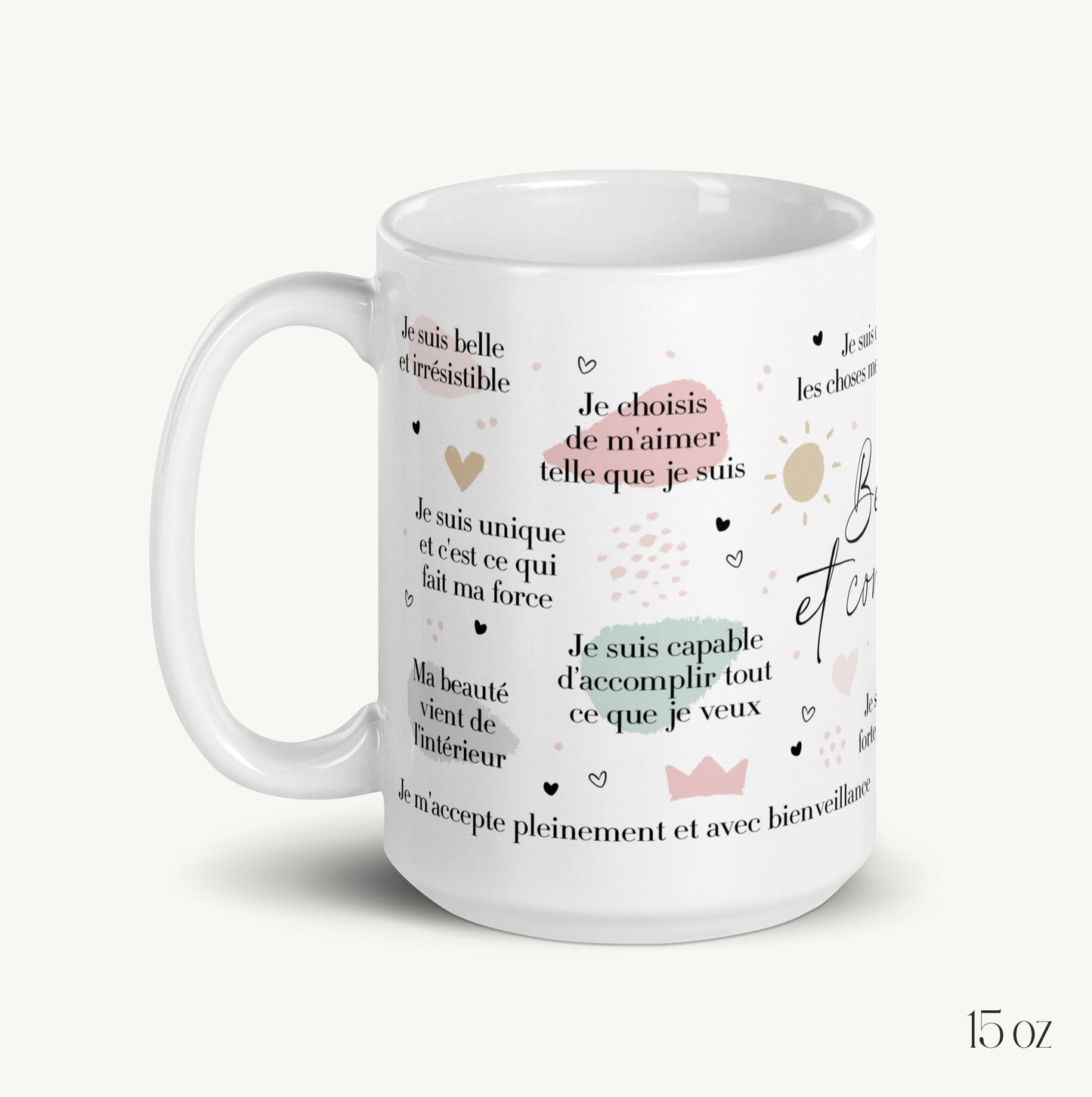 Mug "Beauté et confiance à la Marilyn"
