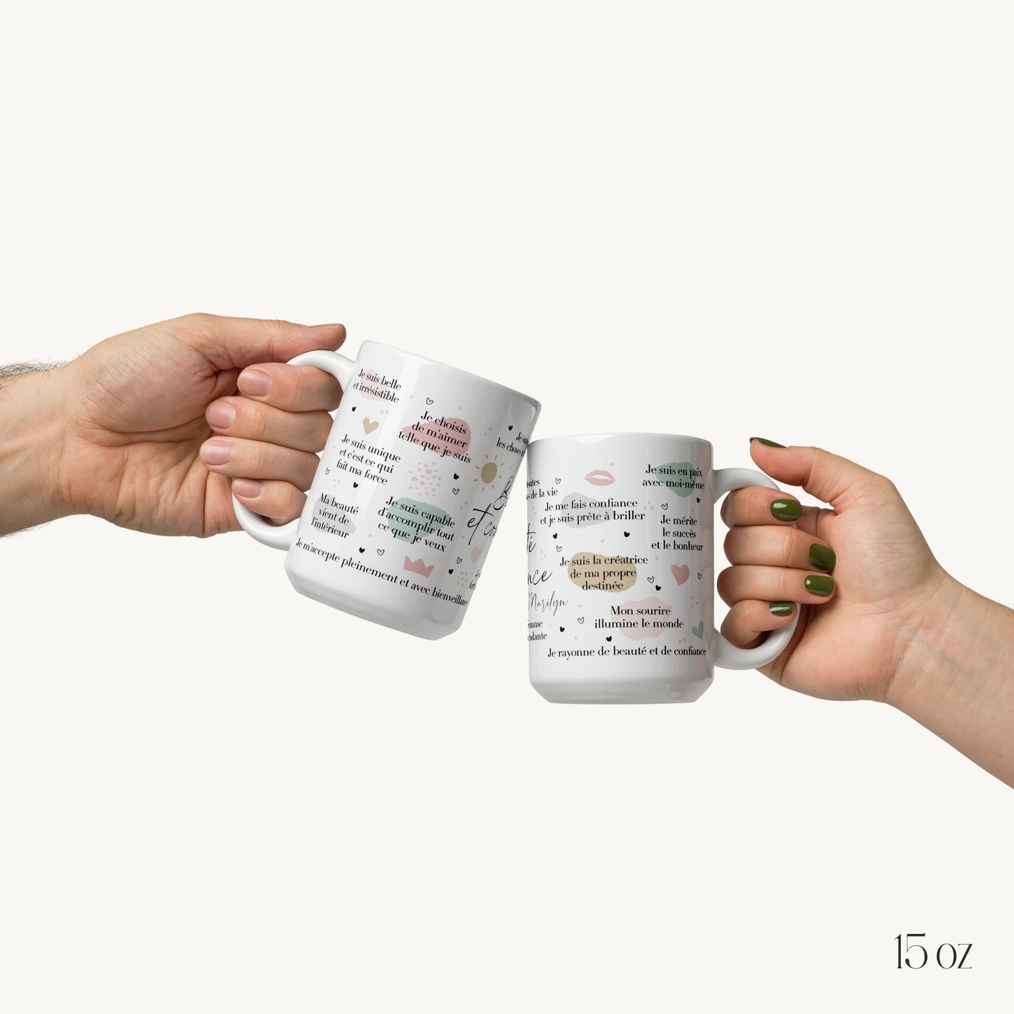 Mug "Beauté et confiance à la Marilyn"