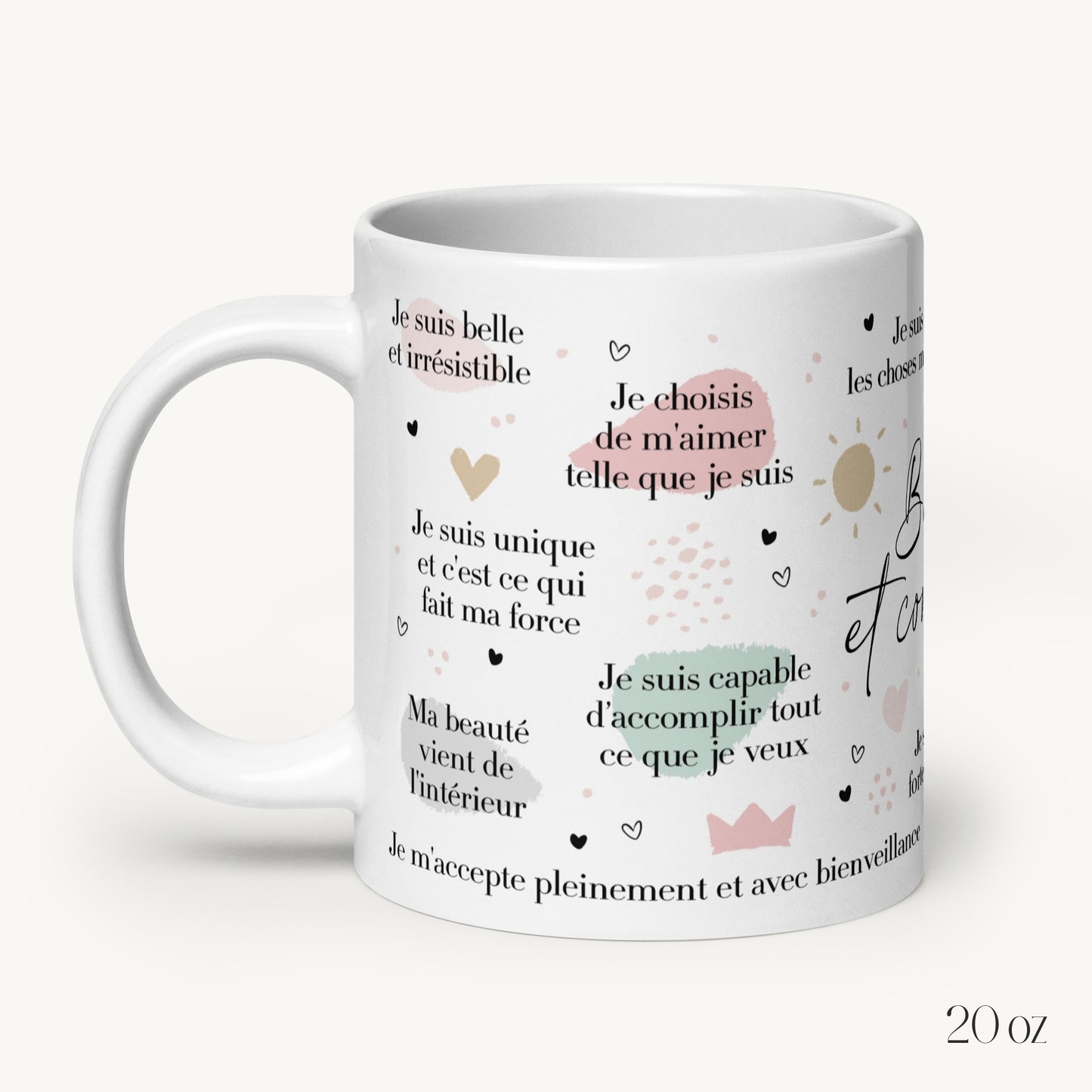 Mug "Beauté et confiance à la Marilyn"